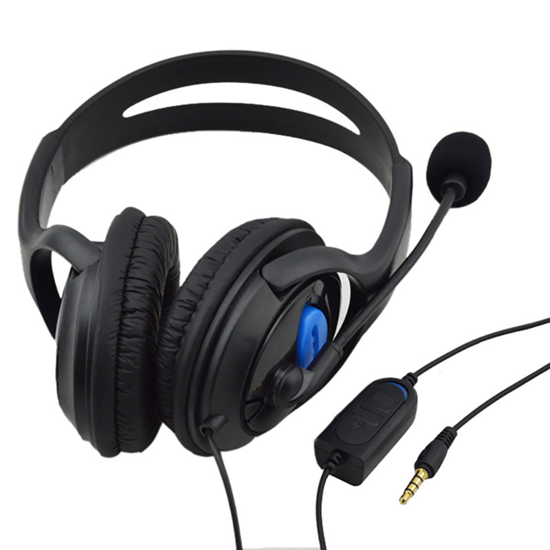 Headphones PS4 Gaming Headset Head-mounted Computer Headphones PS4 Bilateral Headphones