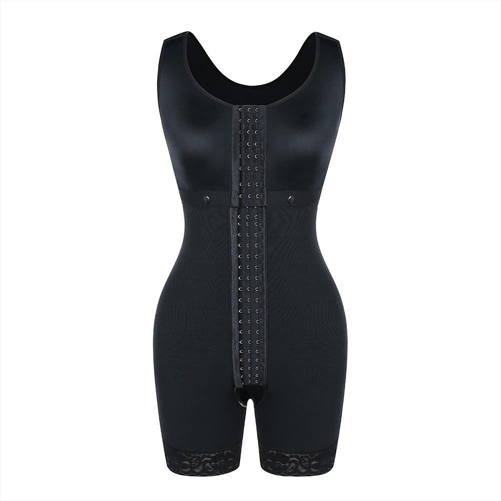 Cross-border Belly-lifting Butt-lifting Body-shaping Bodysuit Ladies Thin Waist Corset Bodysuit Body Shaper