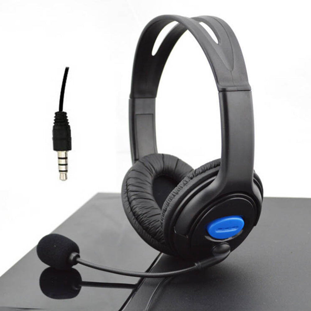 Headphones PS4 Gaming Headset Head-mounted Computer Headphones PS4 Bilateral Headphones