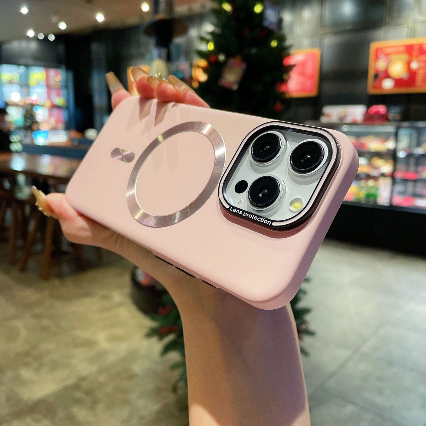 Suitable For IPhone15Pro Skin Feeling Frosted Phone Case CD Magnetic Suction Apple 14 Advanced Sense Drop-resistant 13 Protective Case