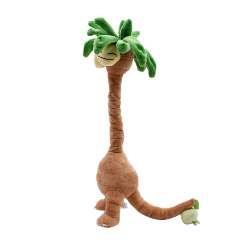 Elf Plush Doll 38CM Coconut Egg Tree Egg Egg Evolution Version Alola Coconut Egg Tree With Skeleton Doll