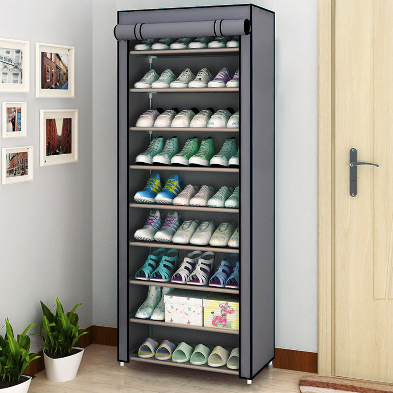 Shoe Rack Dustproof Storage Shoe Cabinet Multi-layer Small Shoe Rack Dormitory Hall Storage Rack Simple