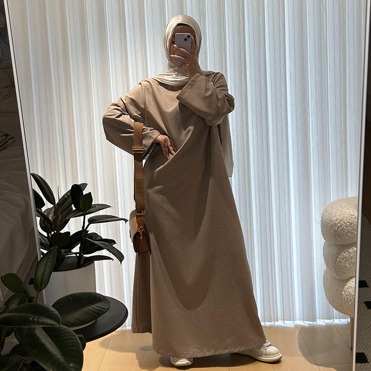 Abaya Muslim Women Clothes Middle Eastern Robe Women Clothing Dress Dubai Plus Size