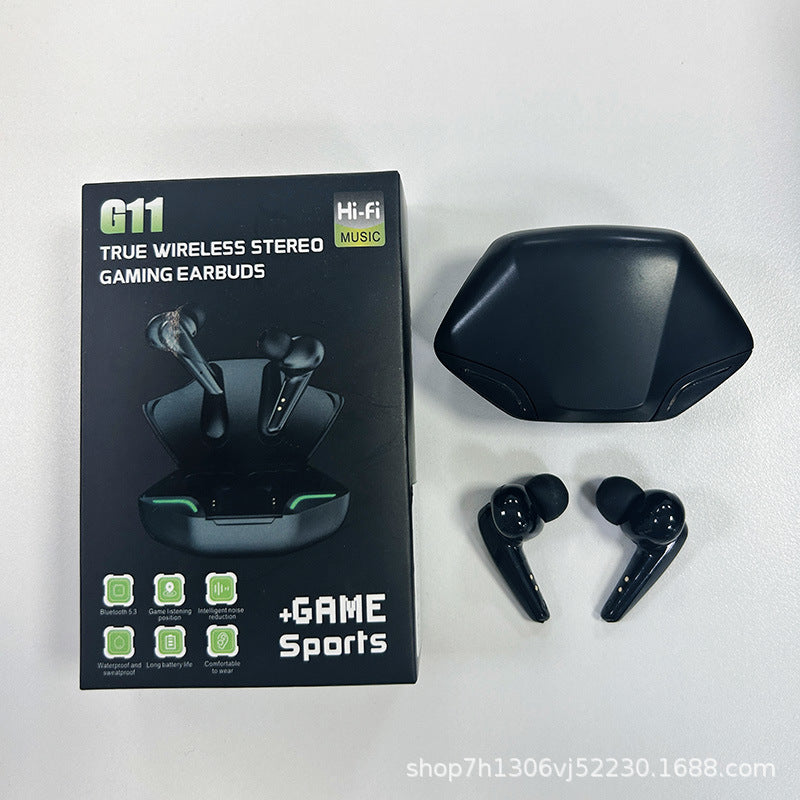 X15 Blue Flood 5656T2 E-sports Gaming Bluetooth Headset 5.2 Ultra-long Endurance Low Latency HD Digital Display