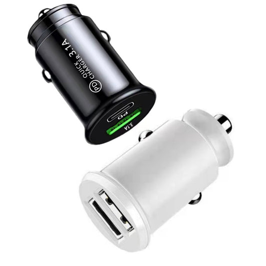 Car Charger New Mini Car Charger Dual USB Car Charger Mini 3.1A Car Phone Charger