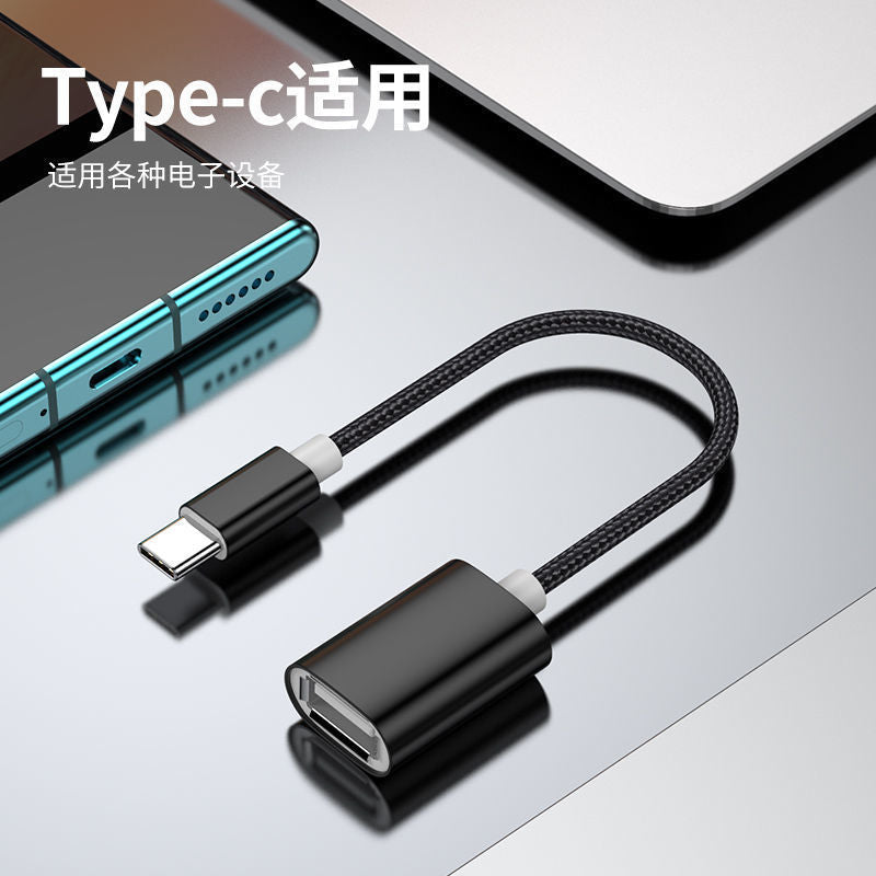 OTGAdapter Android Type-C To Usb For Android and IOS U Disk Mouse Keyboard OTG Conversion Cable