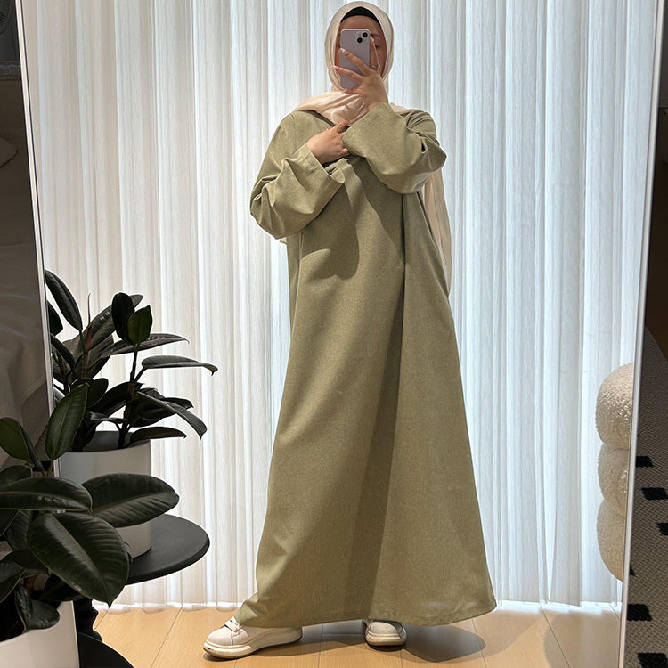 Abaya Muslim Women Clothes Middle Eastern Robe Women Clothing Dress Dubai Plus Size