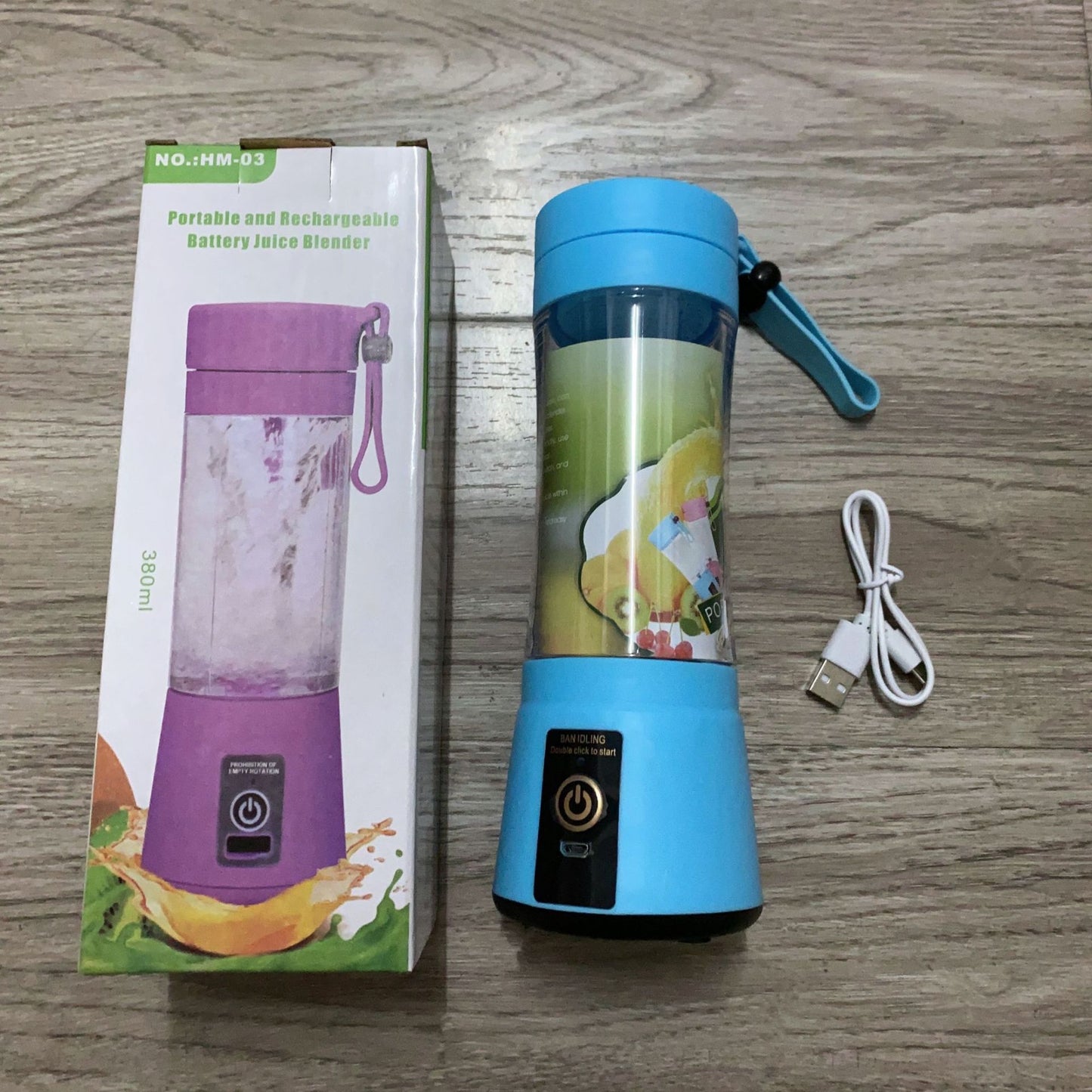 Small Portable Mini Rechargeable Juice Cup Multi-function Juicer Household Electric Juice Cup 2-4-6 Blade