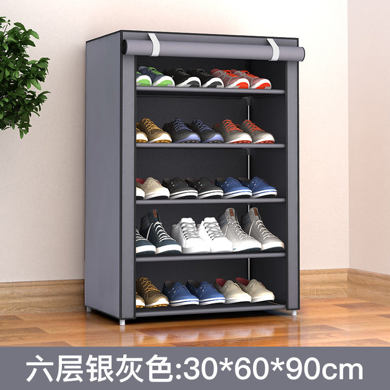 Shoe Rack Dustproof Storage Shoe Cabinet Multi-layer Small Shoe Rack Dormitory Hall Storage Rack Simple