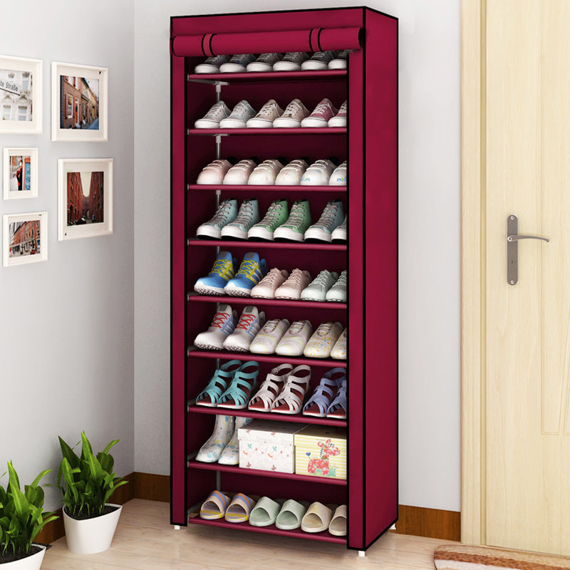 Shoe Rack Dustproof Storage Shoe Cabinet Multi-layer Small Shoe Rack Dormitory Hall Storage Rack Simple