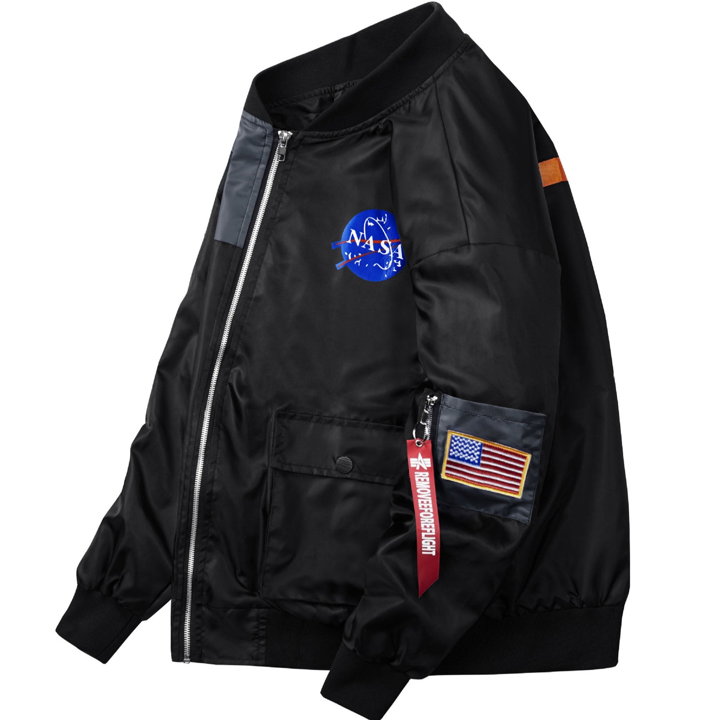 Bomber Jacket Men&#039;s Astronaut Work Jacket European And American Air Force One Jacket Men&#039;s Trendy