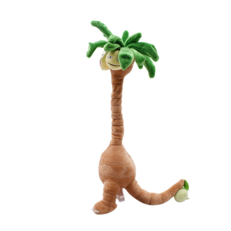 Elf Plush Doll 38CM Coconut Egg Tree Egg Egg Evolution Version Alola Coconut Egg Tree With Skeleton Doll