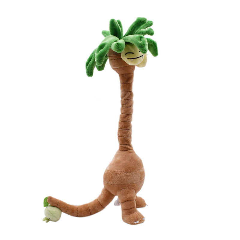 Elf Plush Doll 38CM Coconut Egg Tree Egg Egg Evolution Version Alola Coconut Egg Tree With Skeleton Doll