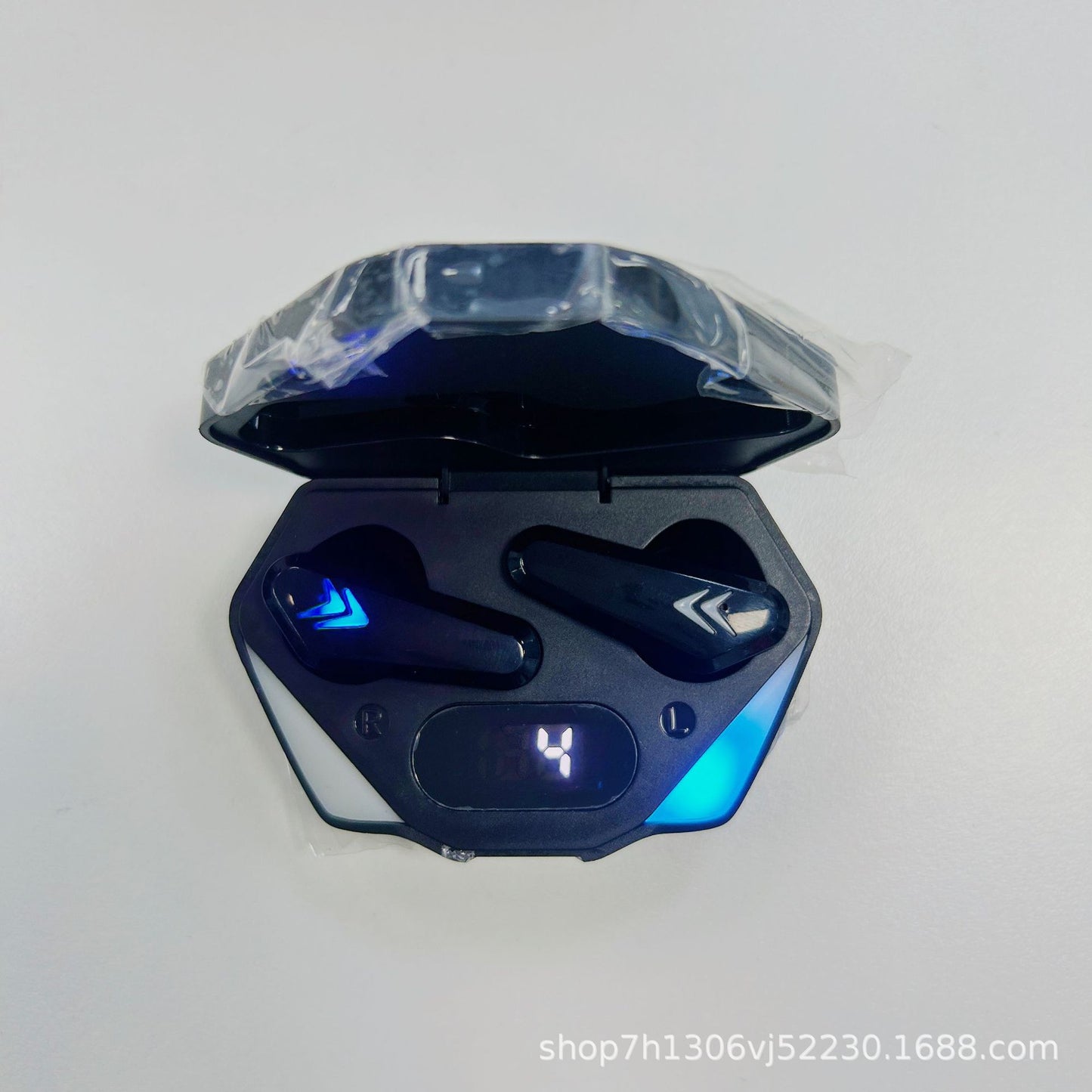 X15 Blue Flood 5656T2 E-sports Gaming Bluetooth Headset 5.2 Ultra-long Endurance Low Latency HD Digital Display