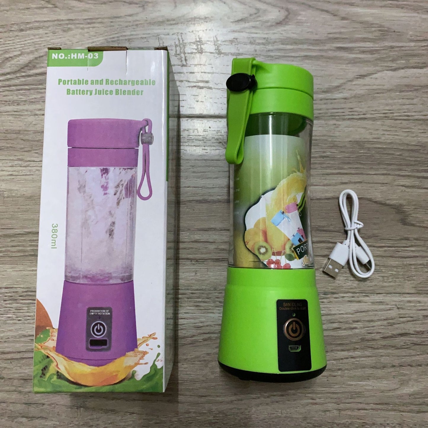 Small Portable Mini Rechargeable Juice Cup Multi-function Juicer Household Electric Juice Cup 2-4-6 Blade