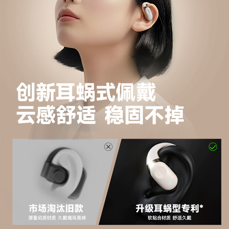 Not In-ear OWS Ear-hanging Sports Wireless Headset Long Endurance Bone Conduction Bluetooth Headset