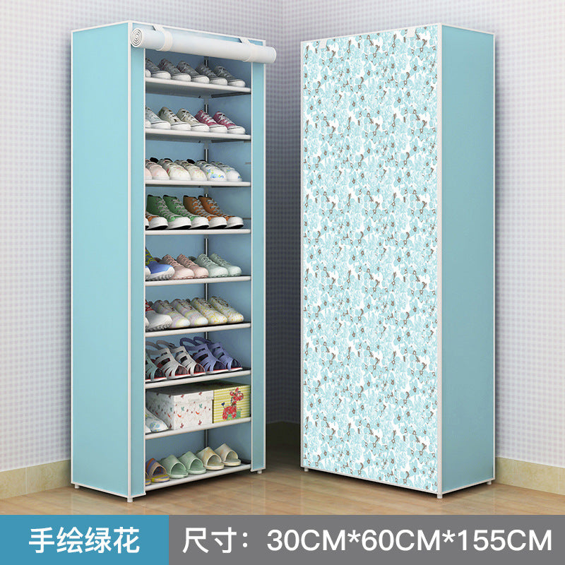 Shoe Rack Dustproof Storage Shoe Cabinet Multi-layer Small Shoe Rack Dormitory Hall Storage Rack Simple