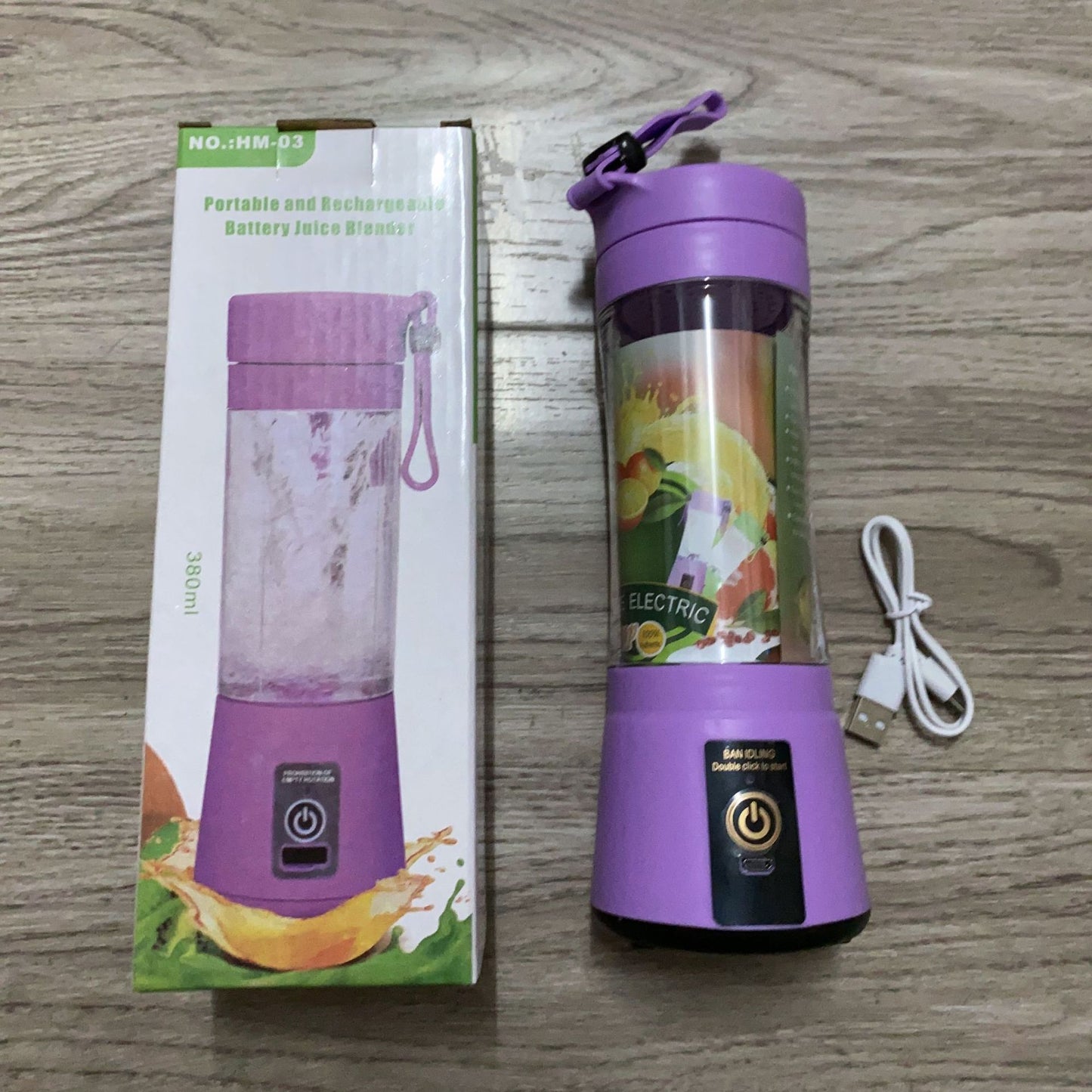 Small Portable Mini Rechargeable Juice Cup Multi-function Juicer Household Electric Juice Cup 2-4-6 Blade