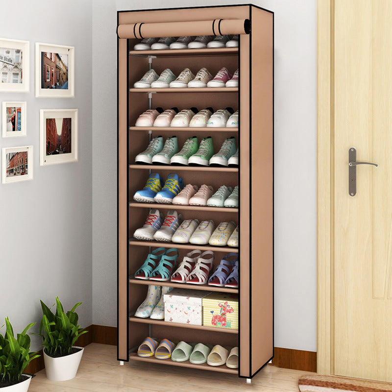 Shoe Rack Dustproof Storage Shoe Cabinet Multi-layer Small Shoe Rack Dormitory Hall Storage Rack Simple